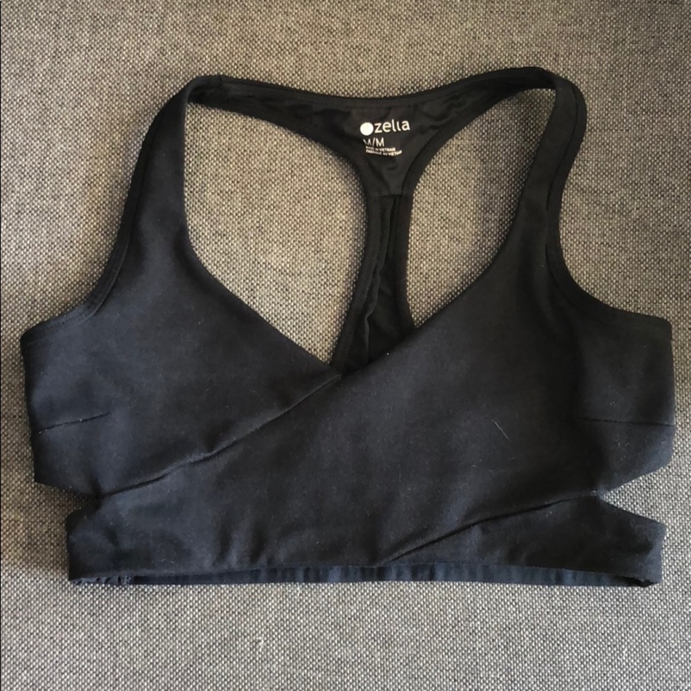 Lot of 3 sports bras; 2 Lululemon, 1 Zella; Size 8